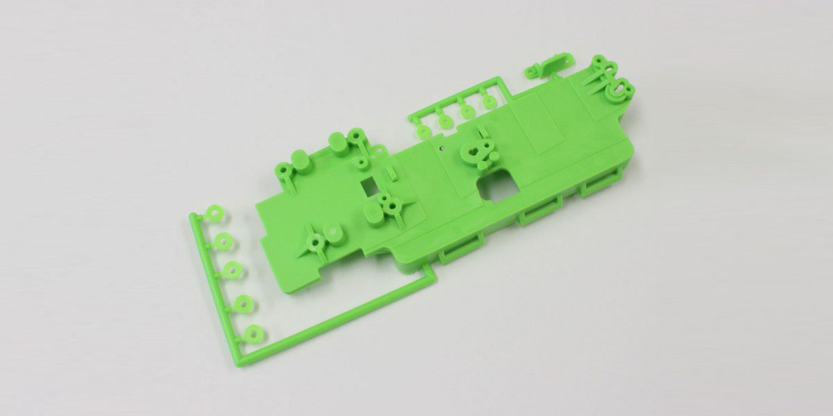 IFF003KG Battery Tray Set (VE/Fluorescent Green) IFF003KG-KYOSHO RC